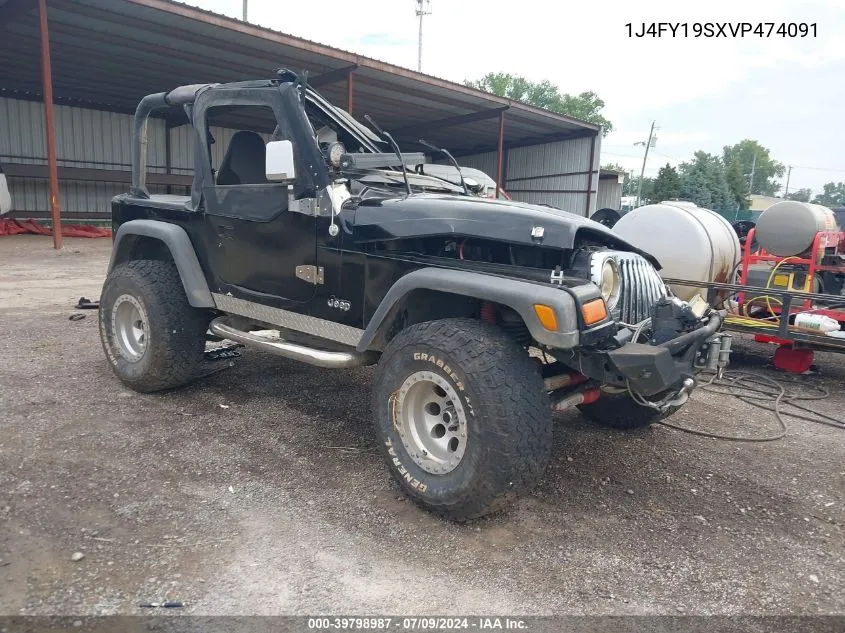 1J4FY19SXVP474091 1997 Jeep Wrangler Sport