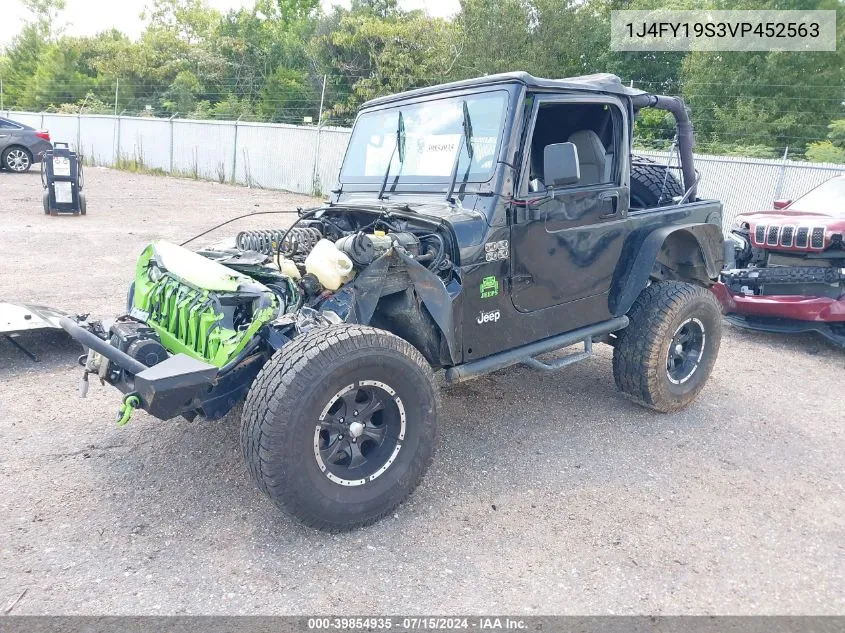 1997 Jeep Wrangler Sport VIN: 1J4FY19S3VP452563 Lot: 39854935