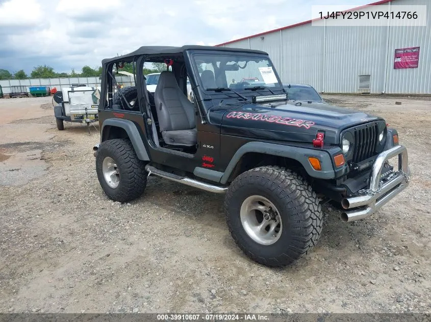 1997 Jeep Wrangler Se VIN: 1J4FY29P1VP414766 Lot: 39910607