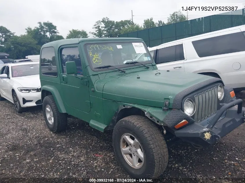 1997 Jeep Wrangler Sport VIN: 1J4FY19S2VP525387 Lot: 39932168