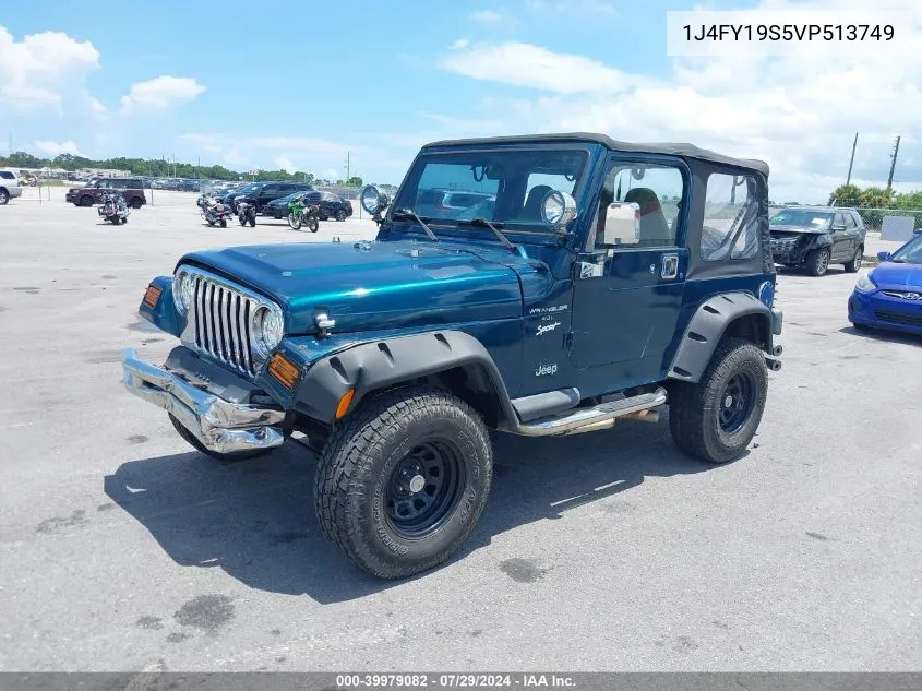 1J4FY19S5VP513749 1997 Jeep Wrangler Sport