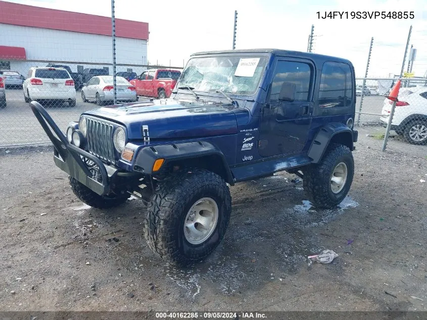 1997 Jeep Wrangler Sport VIN: 1J4FY19S3VP548855 Lot: 40162285