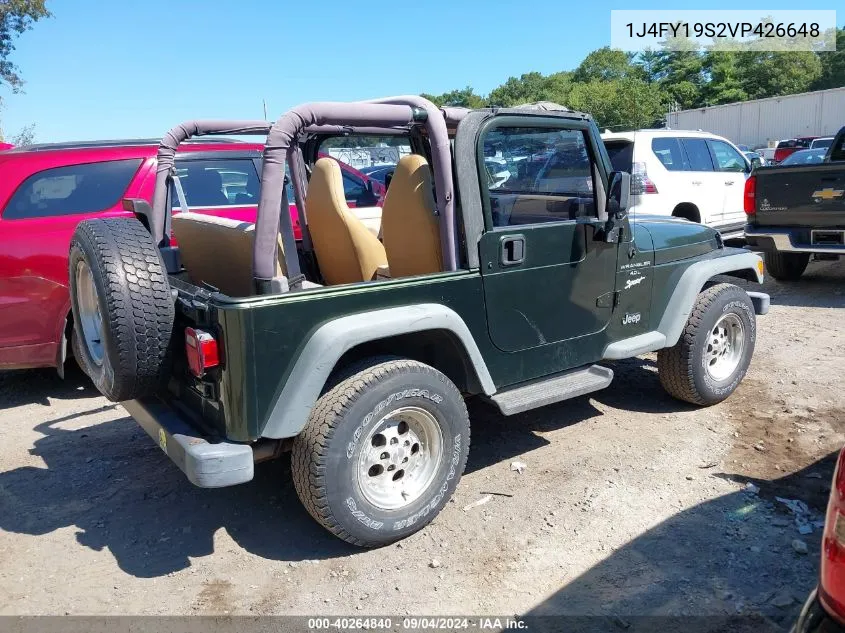 1J4FY19S2VP426648 1997 Jeep Wrangler Sport