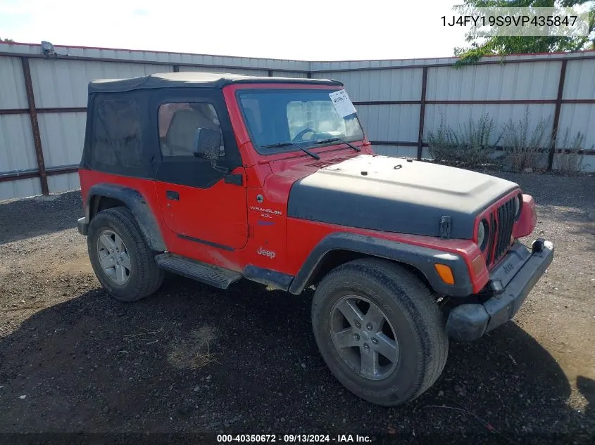 1997 Jeep Wrangler Sport VIN: 1J4FY19S9VP435847 Lot: 40350672