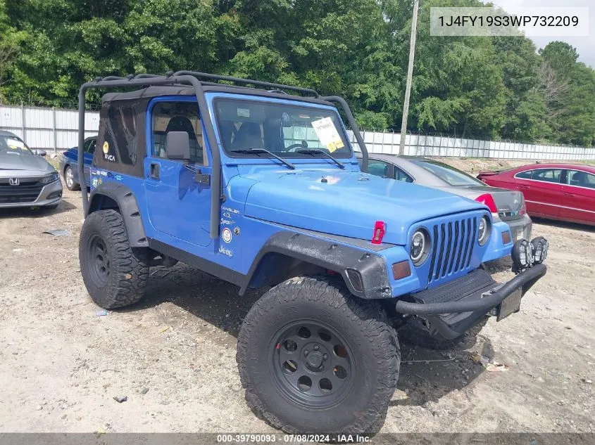 1J4FY19S3WP732209 1998 Jeep Wrangler / Tj Sport