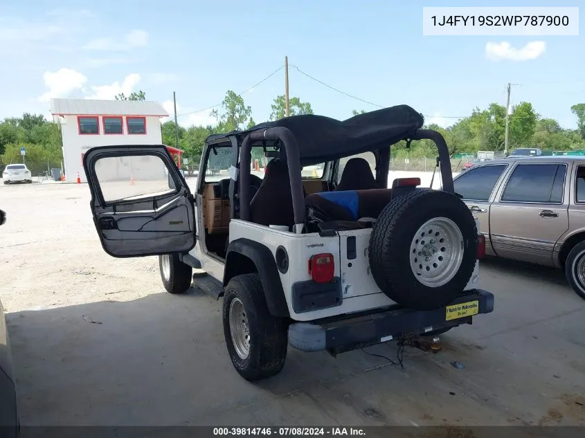 1J4FY19S2WP787900 1998 Jeep Wrangler Sport