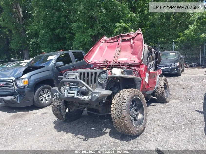 1J4FY29P4WP767584 1998 Jeep Wrangler / Tj Se