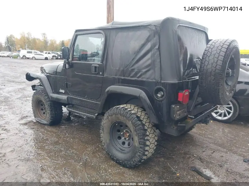 1J4FY49S6WP714014 1998 Jeep Wrangler Sahara