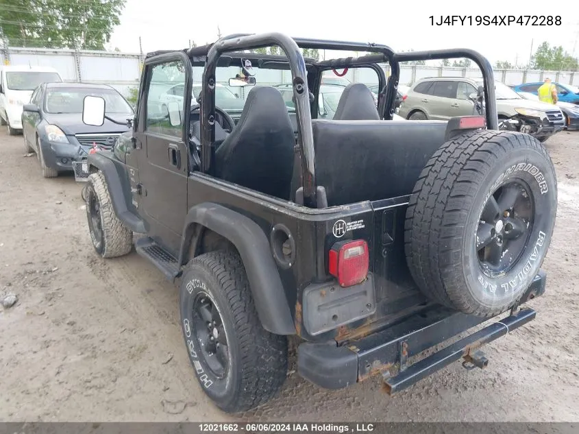 1J4FY19S4XP472288 1999 Jeep Wrangler / Tj Sport