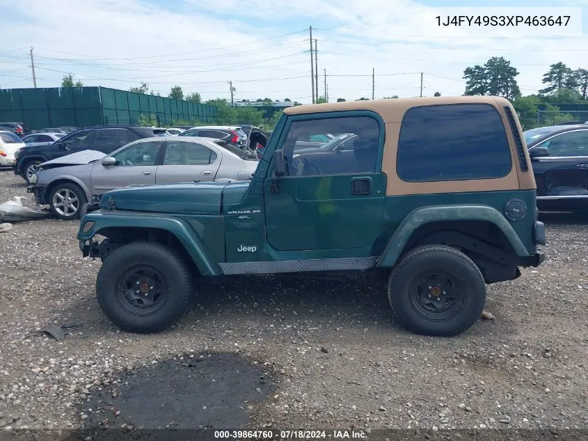 1J4FY49S3XP463647 1999 Jeep Wrangler Sahara