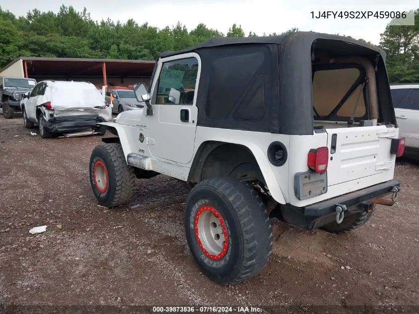 1999 Jeep Wrangler Sahara VIN: 1J4FY49S2XP459086 Lot: 39873836