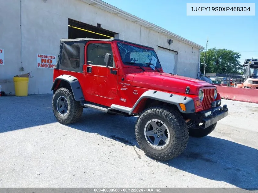 1J4FY19S0XP468304 1999 Jeep Wrangler Sport