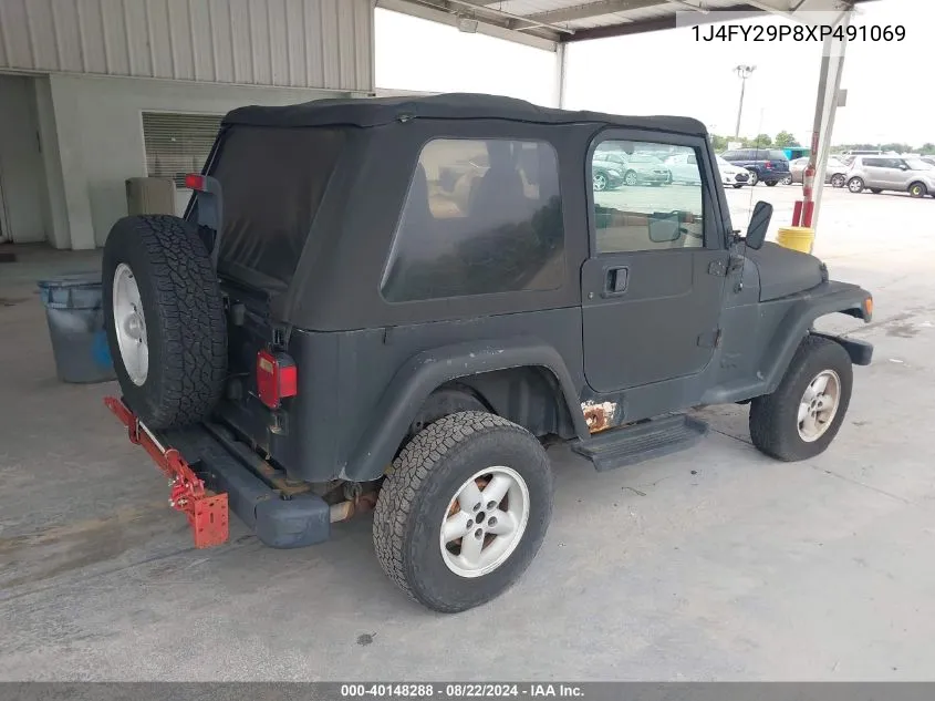 1J4FY29P8XP491069 1999 Jeep Wrangler Se