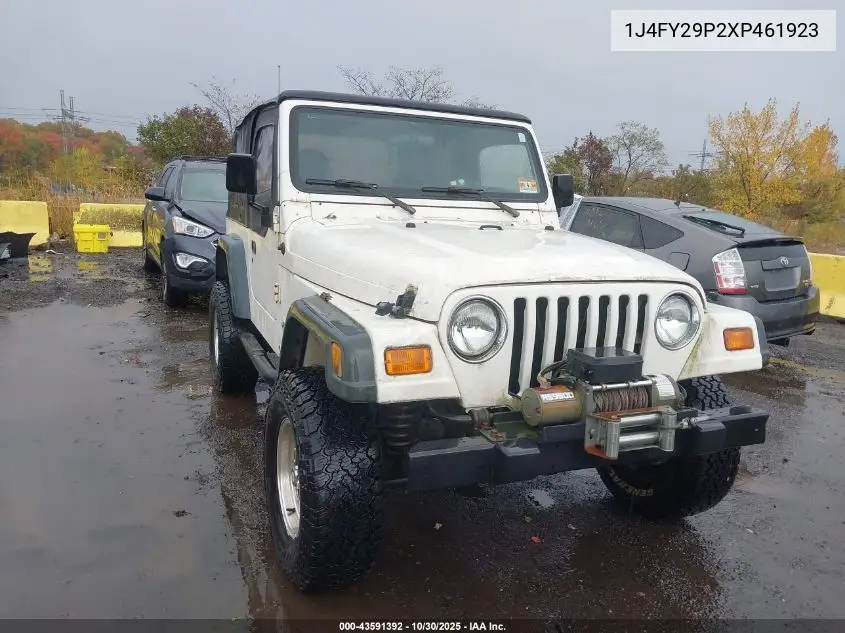 1J4FY29P2XP461923 1999 Jeep Wrangler Se