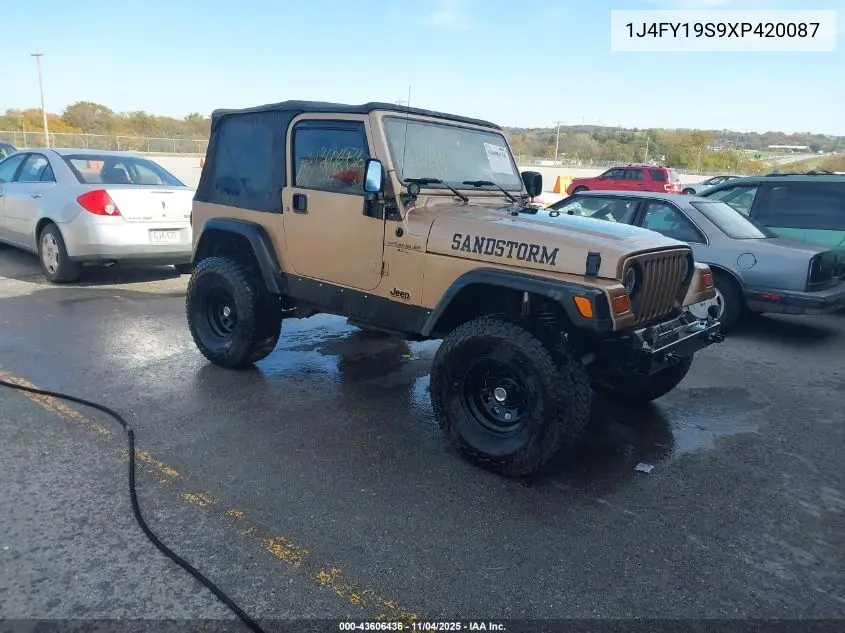 1J4FY19S9XP420087 1999 Jeep Wrangler Sport