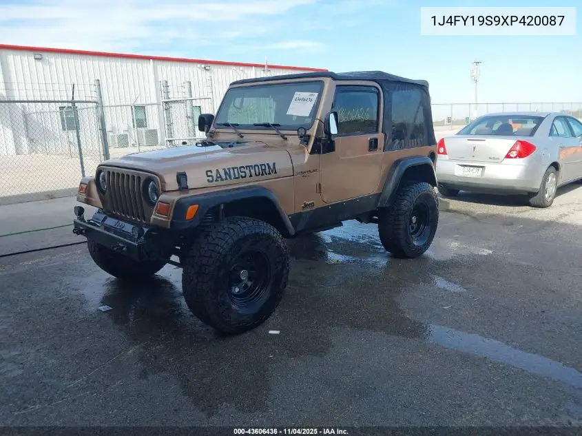 1J4FY19S9XP420087 1999 Jeep Wrangler Sport