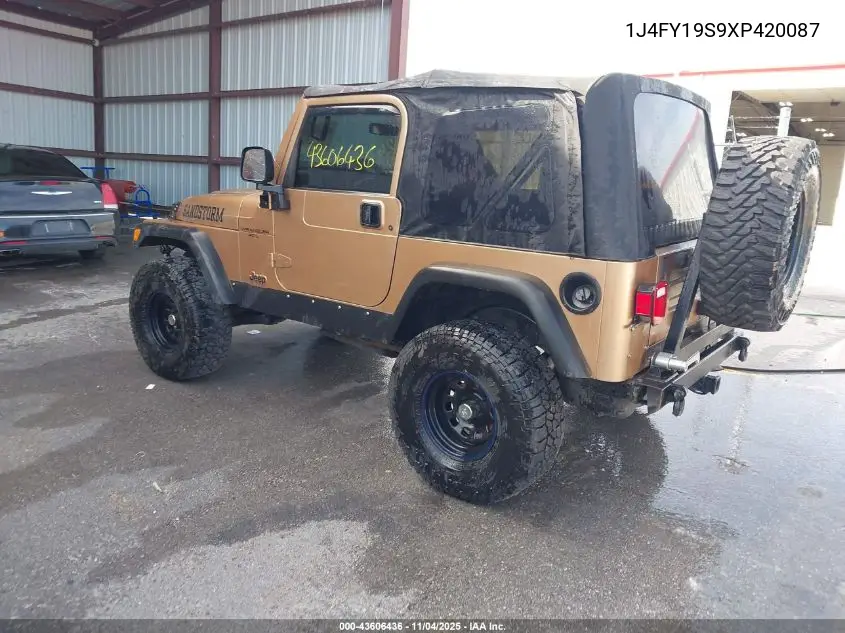 1J4FY19S9XP420087 1999 Jeep Wrangler Sport