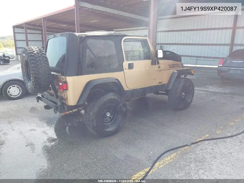 1J4FY19S9XP420087 1999 Jeep Wrangler Sport