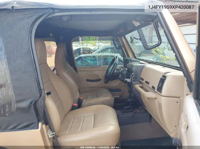 1J4FY19S9XP420087 1999 Jeep Wrangler Sport