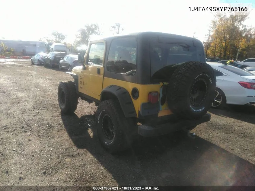 1J4FA49SXYP765166 2000 Jeep Wrangler Sport