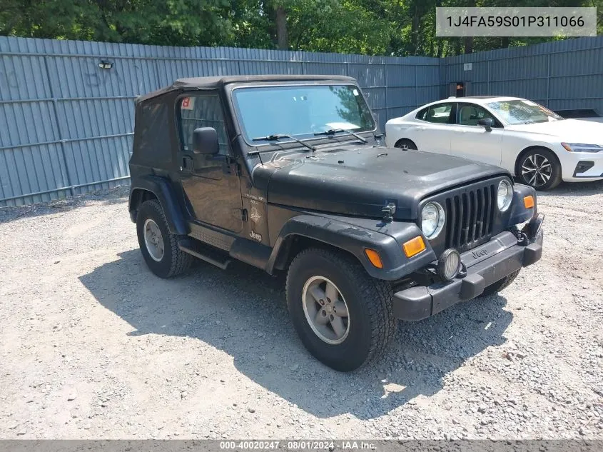 1J4FA59S01P311066 2001 Jeep Wrangler Sahara