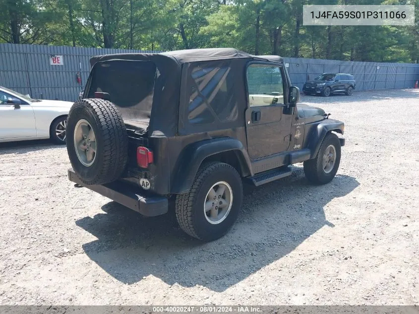 1J4FA59S01P311066 2001 Jeep Wrangler Sahara