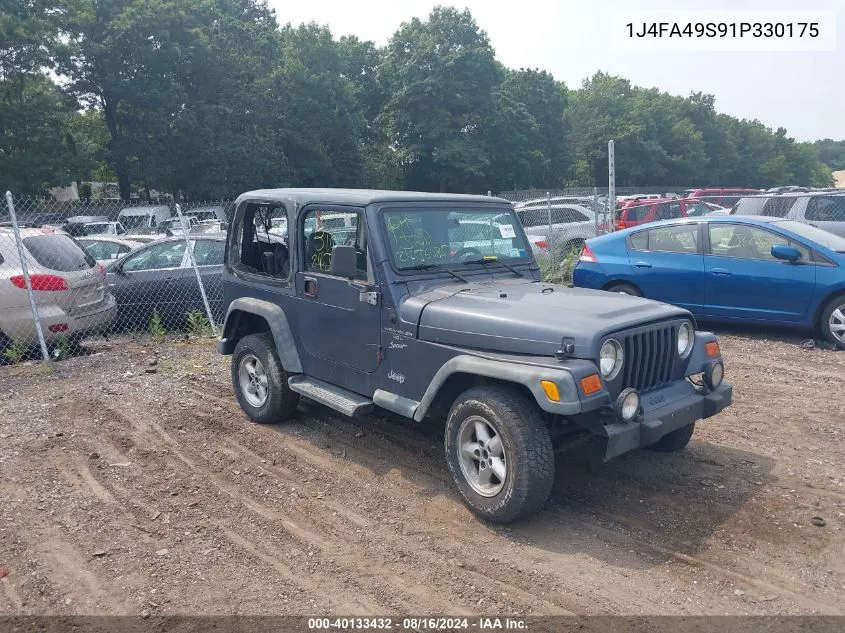 2001 Jeep Wrangler Sport VIN: 1J4FA49S91P330175 Lot: 40133432