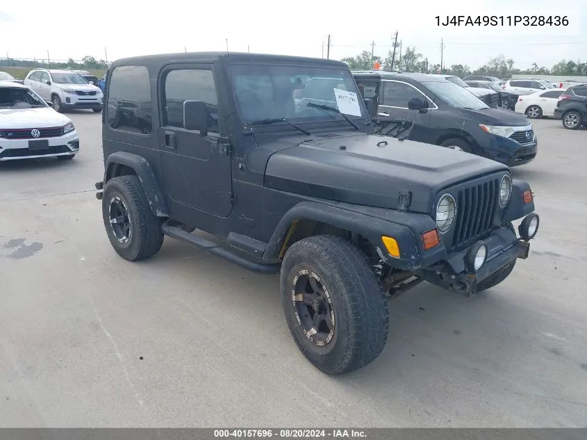 1J4FA49S11P328436 2001 Jeep Wrangler Sport