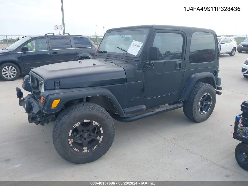 2001 Jeep Wrangler Sport VIN: 1J4FA49S11P328436 Lot: 40157696