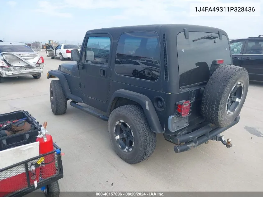 1J4FA49S11P328436 2001 Jeep Wrangler Sport