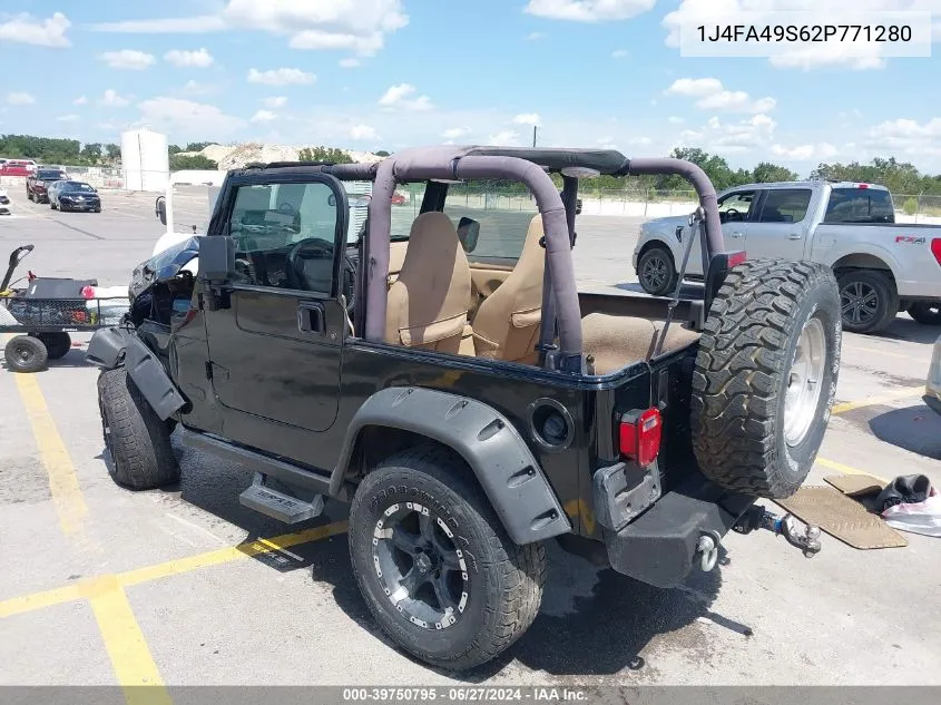 2002 Jeep Wrangler Sport VIN: 1J4FA49S62P771280 Lot: 39750795