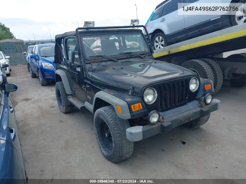 1J4FA49S62P762756 2002 Jeep Wrangler Sport