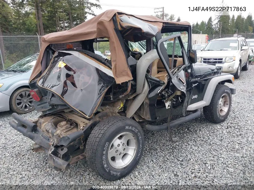 2002 Jeep Wrangler Sport VIN: 1J4FA49S22P717863 Lot: 40339879