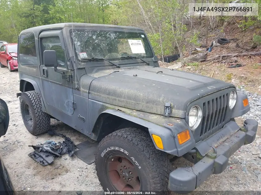 2002 Jeep Wrangler Sport VIN: 1J4FA49SX2P766891 Lot: 45133590