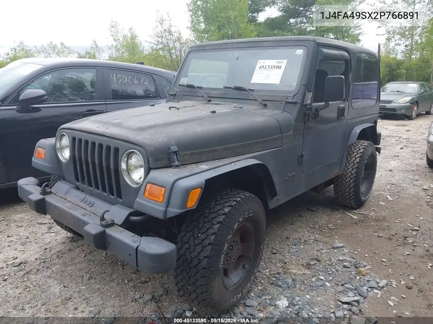 2002 Jeep Wrangler Sport VIN: 1J4FA49SX2P766891 Lot: 45133590