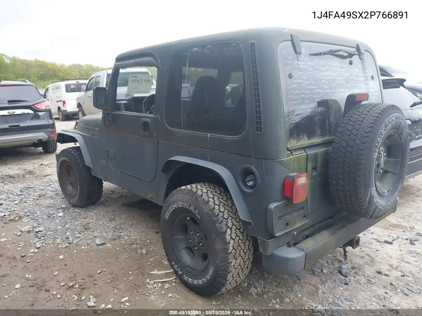 2002 Jeep Wrangler Sport VIN: 1J4FA49SX2P766891 Lot: 45133590