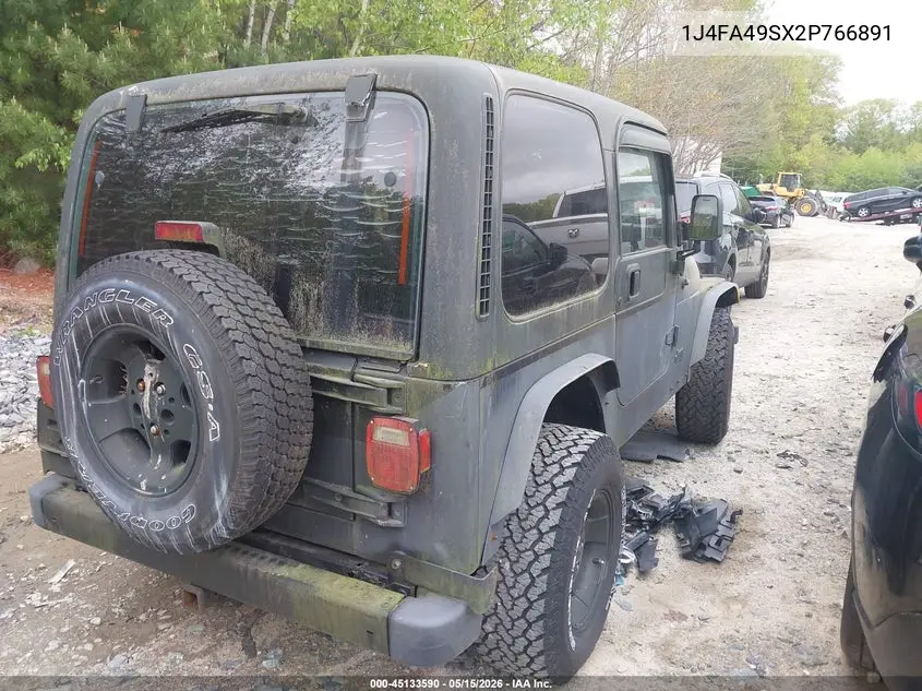 2002 Jeep Wrangler Sport VIN: 1J4FA49SX2P766891 Lot: 45133590