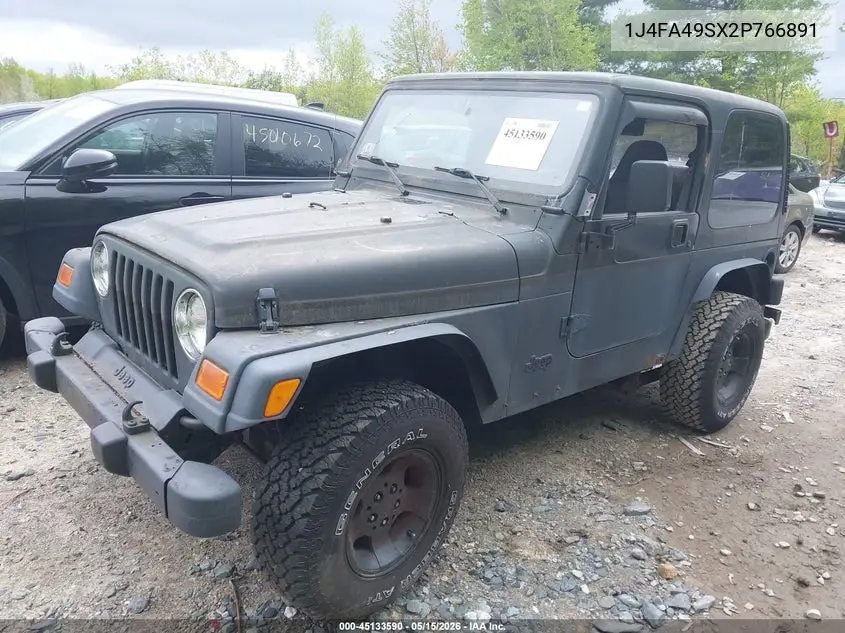 2002 Jeep Wrangler Sport VIN: 1J4FA49SX2P766891 Lot: 45133590
