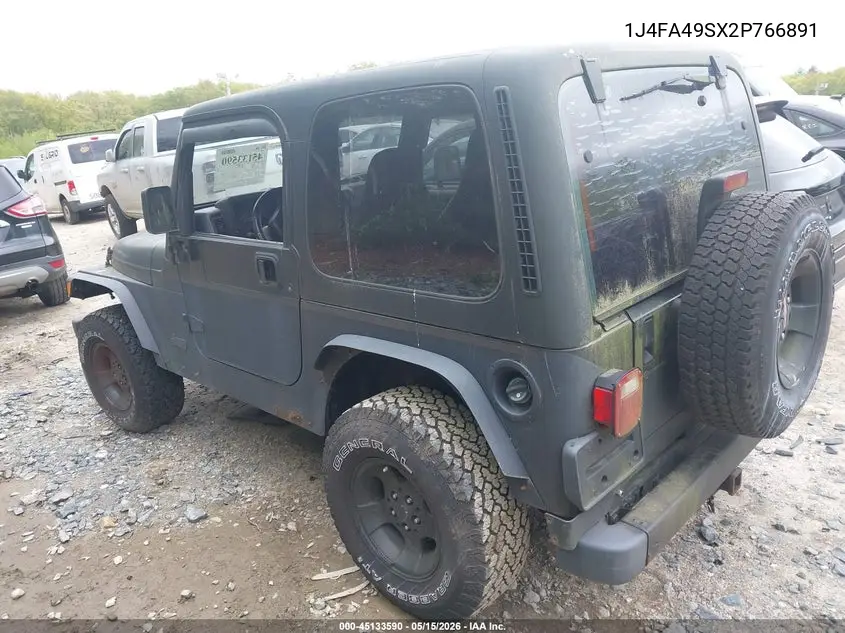2002 Jeep Wrangler Sport VIN: 1J4FA49SX2P766891 Lot: 45133590