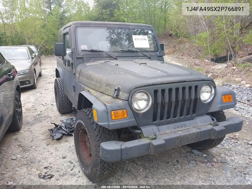 2002 Jeep Wrangler Sport VIN: 1J4FA49SX2P766891 Lot: 45133590