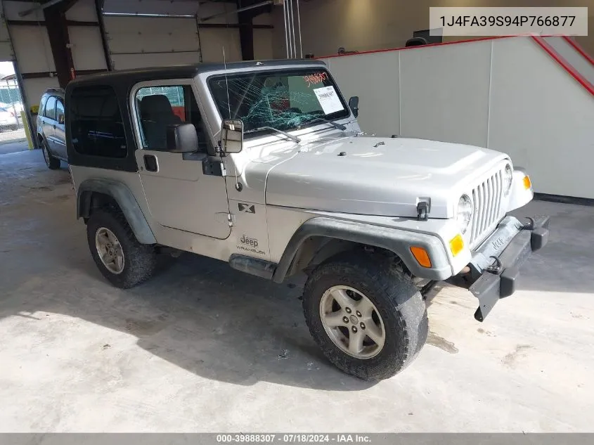 1J4FA39S94P766877 2004 Jeep Wrangler X