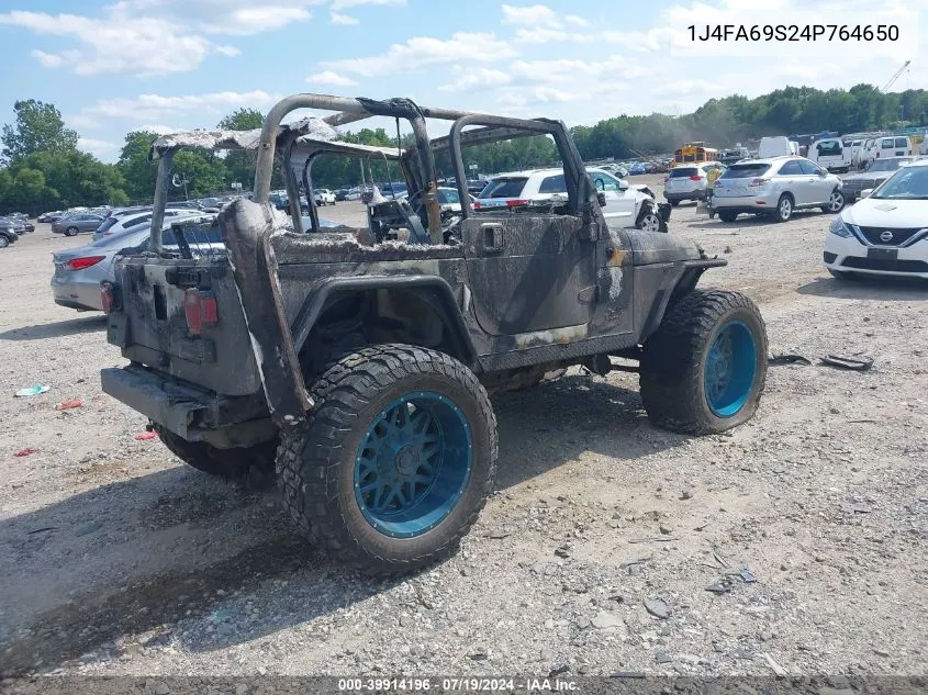 2004 Jeep Wrangler Rubicon VIN: 1J4FA69S24P764650 Lot: 39914196