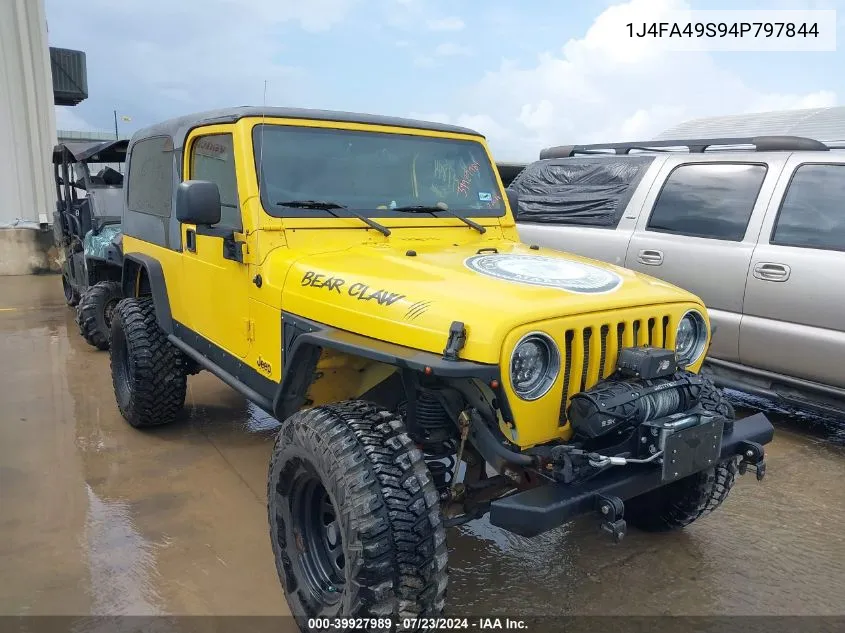 1J4FA49S94P797844 2004 Jeep Wrangler Unlimited