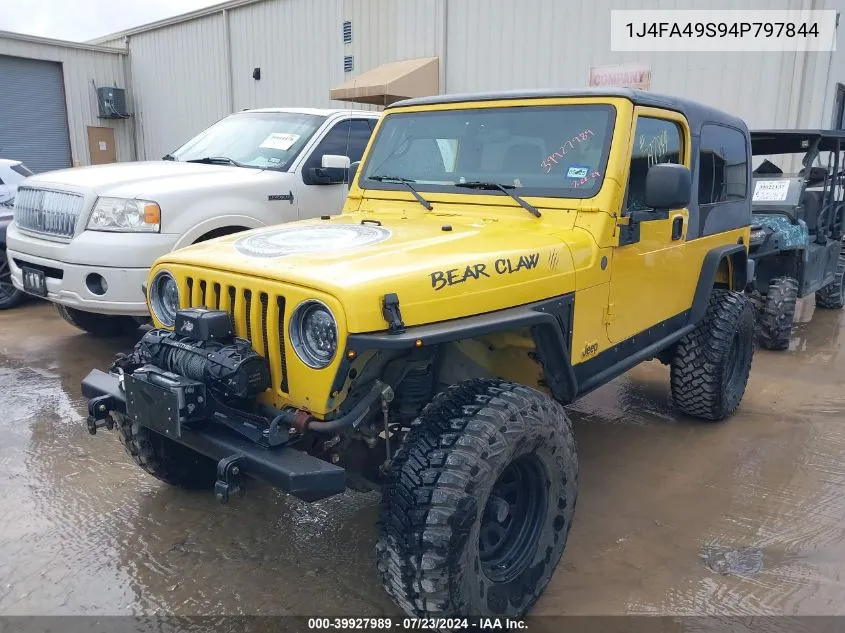 1J4FA49S94P797844 2004 Jeep Wrangler Unlimited