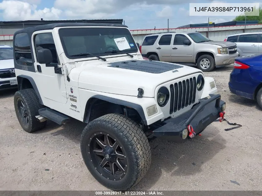 2004 Jeep Wrangler X VIN: 1J4FA39S84P713961 Lot: 39929317