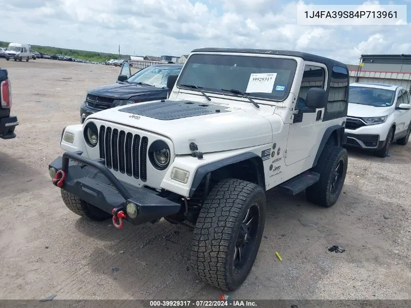 1J4FA39S84P713961 2004 Jeep Wrangler X