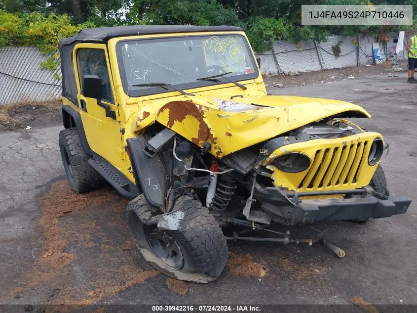 1J4FA49S24P710446 2004 Jeep Wrangler Sport