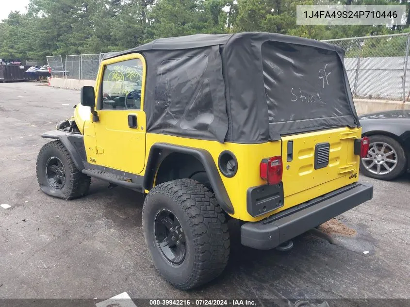 2004 Jeep Wrangler Sport VIN: 1J4FA49S24P710446 Lot: 39942216