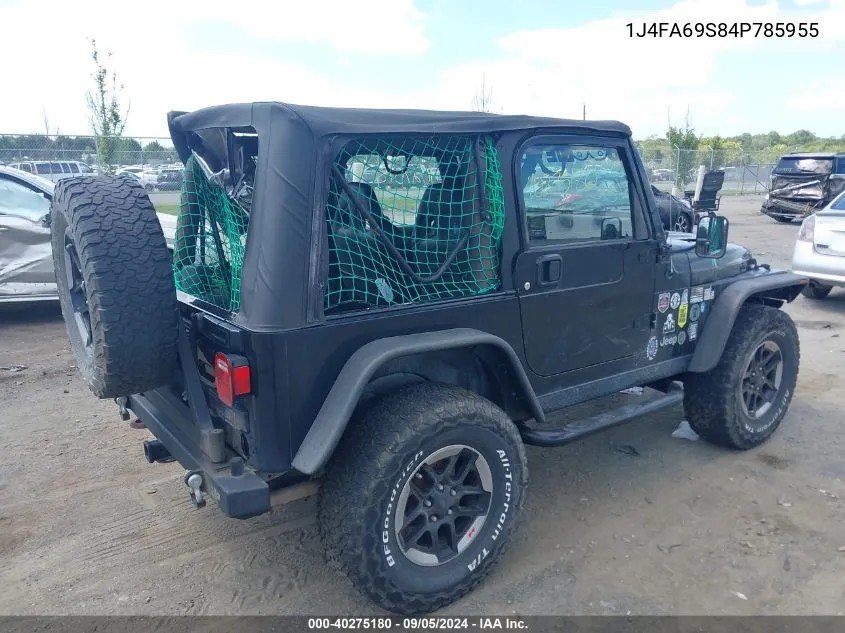 1J4FA69S84P785955 2004 Jeep Wrangler Rubicon