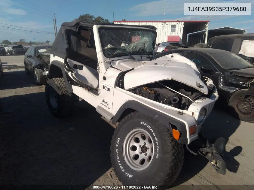 2005 Jeep Wrangler X VIN: 1J4FA39S35P379680 Lot: 34716828